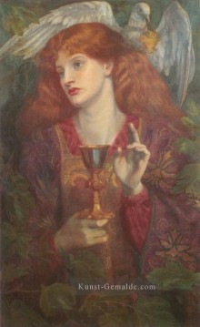 Der Heilige Gral Präraffaeliten Bruderschaft Dante Gabriel Rossetti Ölgemälde